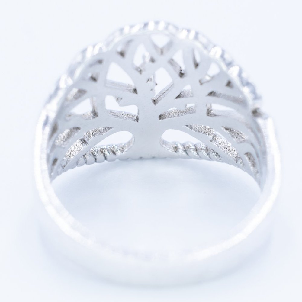Tree Silver Ring - Picture 3 of 6